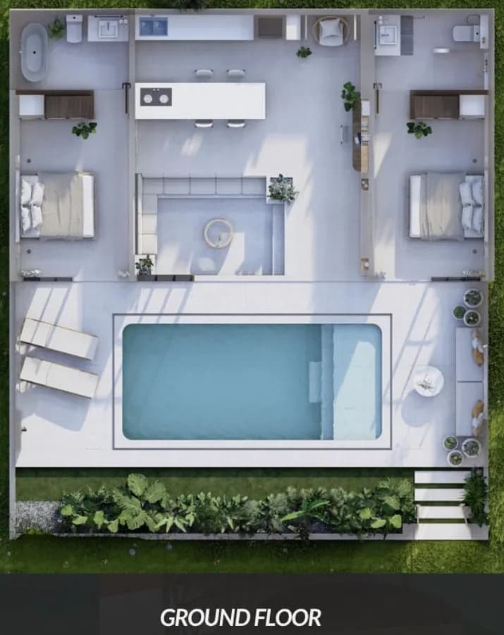 2-bedroom ground floor